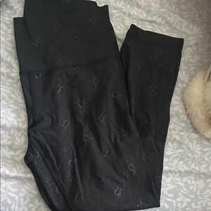 lululemon athletica Black Patterned Pants